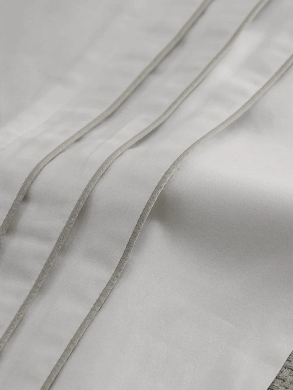 Boll & Branch NEW Full/Queen Duvet  In White/Pewter 🔥No offer item🙏🏻 $369 MSRP